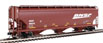 WalthersMainline 60' NSC 5150 3-Bay Covered Hopper - BNSF Railway BNSF 495275