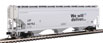 WalthersMainline 60' NSC 5150 3-Bay Covered Hopper - Union Pacific UP 90792