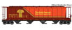 WalthersMainline 59' Cylindrical Hopper - Saskatchewan Grain Car Corporation SKPX 625167