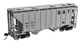WalthersMainline 37' 2980 Cubic-Foot 2-Bay Covered Hopper - GATX Corporation GACX 3203
