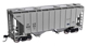 WalthersMainline 37' 2980 Cubic-Foot 2-Bay Covered Hopper - GE Rail Services Corporation ITLX 30023