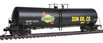 WalthersProto 54' 23,000 Gallon Funnel Flow Tank Car - Sunoco SUNX 24555