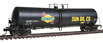 WalthersProto 54' 23,000 Gallon Funnel Flow Tank Car - Sunoco SUNX 24551