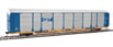 WalthersProto 89' Thrall Bi-Level Auto Carrier - Grand Trunk Western Rack, TTX Company Flatcar GTW 88090/TTGX 157933