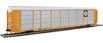 WalthersProto 89' Thrall Enclosed Tri-Level Auto Carrier - Burlington Northern Santa Fe Rack and Flat BNSF 303057