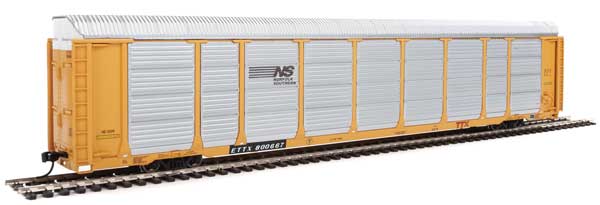 WalthersProto 89' Thrall Enclosed Tri-Level Auto Carrier - Norfolk Southern ETTX 800667