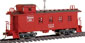 WalthersProto 30' CB&Q 4-Window Wood Caboose - Chicago, Burlington & Quincy 13889