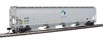 WalthersProto 67' Trinity 6351 4-Bay Covered Hopper - Archer Daniels Midland ADMX 63385