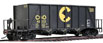 WalthersProto 40' Ortner 100-Ton Open Aggregate Hopper – Chesapeake & Ohio C&O 45222