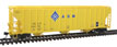 WalthersProto 56' Evans 4780 Cubic Foot 3-Bay Covered Hopper - Archer-Daniels-Midland UELX 30276