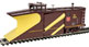WalthersProto Russell Snowplow - Wisconsin Central WC 300