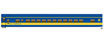 WalthersProto 85' ACF 44-Seat Coach - Alaska Railroad (1990 Scheme)