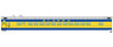 WalthersProto 85' ACF 44-Seat Coach (w/Interior Lighting) - Alaska Railroad (1971 Scheme)