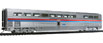 WalthersProto 85' Budd Diner w/Plated Finish - Amtrak (Phase II, Stripes Above Door)