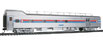 WalthersProto 85' Pullman-Standard Baggage-Dormitory Transition Car Plated Finish - Amtrak (Phase I, Arrow Logo)