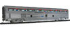 WalthersProto 85' Budd Hi-Level 72-Seat Coach w/Plated Finish & Lighted Interior - Amtrak (Phase I, Stripes in Upper Window Panel)