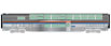 WalthersProto 85' Budd Hi-Level Sky Lounge w/Plated Finish & Lighted Interior - Amtrak (Phase II, Stripes Above Door)