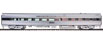 WalthersProto 'Super Chief' 85' Pullman-Standard 36-Seat Diner (Plated Metal Finish) - Santa Fe