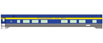WalthersProto 85' Pullman-Standard Diner Coach - Lighted - Chesapeake & Ohio Pere Marquette #1610-11