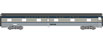 WalthersProto Capitol Limited 85' P-S Kitchen Dormitory - Baltimore & Ohio (Partial Metal Finish)