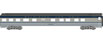 WalthersProto Capitol Limited 85' P-S 5-Bedroom Buffet-Lounge-Observation - Baltimore & Ohio (Partial Metal Finish)