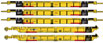 WalthersN 5-Unit Articulated 48' Well Car - TTX Company TTX 72888 (New Scheme) (N Scale)