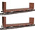 Walthers Gold Line Canadian 50' Bulkhead Flat Car: Limited-Run 2-Pack - Canadian National