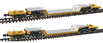Walthers Gold Line™ 81' 4-Truck Depressed Center Flat Car (2 Pack)- TTX QTTX 130552; QTTX 130555