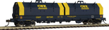 Walthers Gold Line™ Evans 100-Ton 55' Cushion Coil Cars - Angled Covers (Revised) – CSX Transportation CSXT 497080
