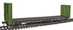Walthers Gold Line Canadian 50' Bulkhead Flat Car - Duluth, Winnipeg & Pacific #605598