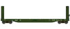 Walthers Gold Line Canadian 50' Bulkhead Flat Car - Indiana Harbor Belt IHB 18228