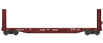 Walthers Gold Line Canadian 50' Bulkhead Flat Car - Escanaba & Lake Superior ELS 5111