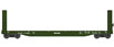 Walthers Platinum Line Canadian 50' Bulkhead Flat Car - BC Rail BCOL 818455