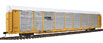 Walthers Gold Line™ Bi-Level Auto Carrier – Norfolk Southern Rack #26072/Flat TTGX 159453 (TTX Yellow)