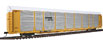 Walthers Gold Line™ Bi-Level Auto Carrier – Norfolk Southern Rack #26248/Flat TTGX 159387 (TTX Yellow)