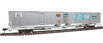 Walthers Gold Line™ Mark IV Flexi-Van Flatcar w/Two Trailers - Merchants Despatch MFVX 9697