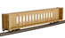Walthers Gold Line 72' Centerbeam Flat Car Canadian National (Yellow) Opera #623000