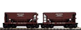 Walthers Gold Line Ore Cars (4-Pack) Soo Line