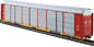 Walthers Gold Line™ Tri-Level Enclosed Auto Carrier - St. Louis-San Francisco ETTX 820850