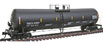 Walthers Gold Line™ 23,000-Gallon Funnel Flow Tank Car - Procor CGTX 23527 (Black w/Conspicuity Markings)