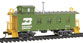Walthers Platinum Line 30' 4-Window Caboose (CB&Q Style) Burlington Northern #11118