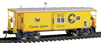 Walthers Platinum Line™ International Steel Bay Window Caboose - Chessie/Baltimore & Ohio B&O 903759