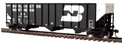 Walthers Gold Line™ Bethlehem 4000 Cubic Foot 3-Bay Hopper - 6-Pack - Burlington Northern
