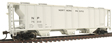 Walthers Gold Line PS-2 2893 Cubic Foot 3-Bay Covered Hopper - Northern Pacific NP 75310
