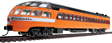 Walthers Milwaukee Road 1955 'Twin Cities Hiawatha' Streamlined Cars Skytop Lounge '...Rapids' Series #186-189