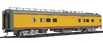 Walthers Milwaukee Road Streamlined Cars (Yellow & Gray) - 26-Seat Tap Lounge #172-73 w/Notched Sills, 8' Nystrom Trucks & Clasp Brakes