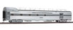 Walthers Santa Fe El Capitan Streamlined Car w/Plated Finish - Pullman-Standard 85' Baggage-Dormitory Transition Car #3477-3479