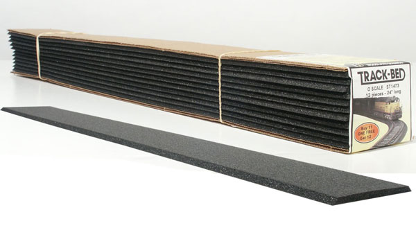 Woodland Scenics Track-Bed Roadbed Material - Strips (Standard Pack of 12) (O Scale)