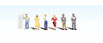 Woodland Scenics Scenic Accents® Pedestrians (Pack of 6)