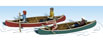 Woodland Scenics Scenic Accents® Canoers w/2 Canoes